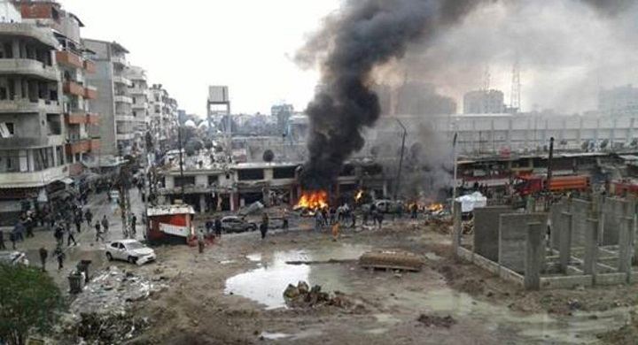 15 قتيلاً بتفجير سيارة مفخخة في جبلة باللاذقية 
