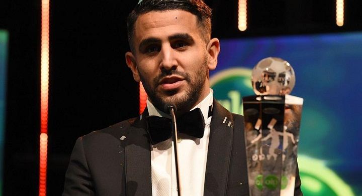 النجم الجزائري رياض محرز أفضل لاعب في إفريقيا لعام 2016
