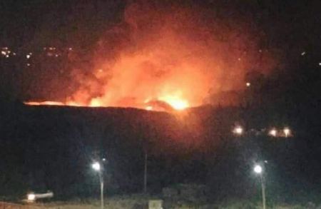 النظام السوري يتهم إسرائيل بقصف مطار عسكري غربي العاصمة دمشق