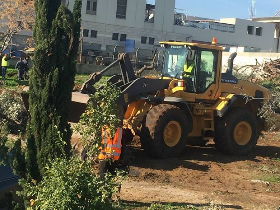 هدم بيت لعائلة عربية في الرملة