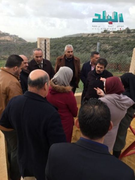 برطعة | وفد أوروبي يزور حي ‘ عبد الله اليونس‘