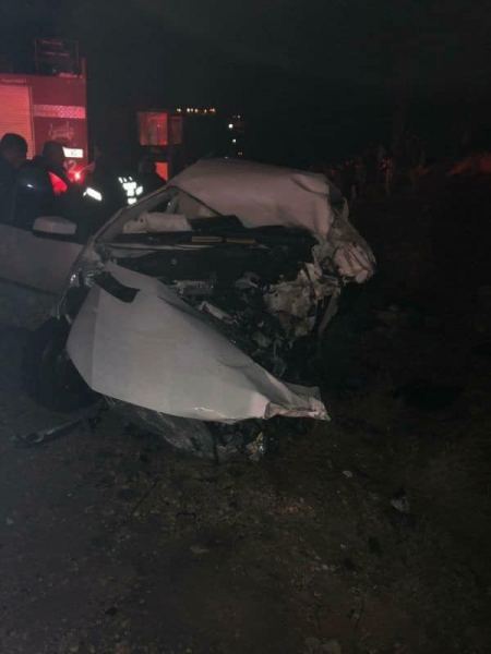 مصرع شخصين واصابات خطيرة بحادث سير قرب الخليل