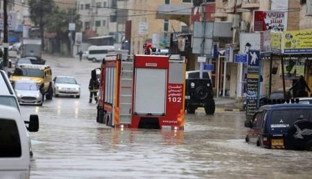 الدفاع المدني في برطعة يهيب بالمواطنين بأخذ الحيطة والحذر بسبب الاحوال الجوية