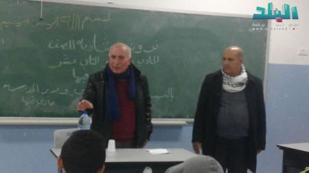 برطعة | المربي نبيه كبها يقدم ندوة ثقافية في المدرسة الثانوية