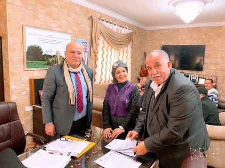 الفنانة شام أبو مخ عضوًا في الاتحاد الأوروبي والفلسطيني