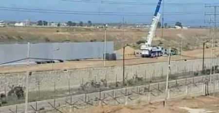 جدار فاصل بين مصر وغزة