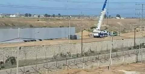 جدار فاصل بين مصر وغزة