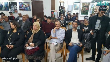 الفنانة نجوى كبها جمعت العراق وسوريا وفلسطين تحت سقف الابداع والفن