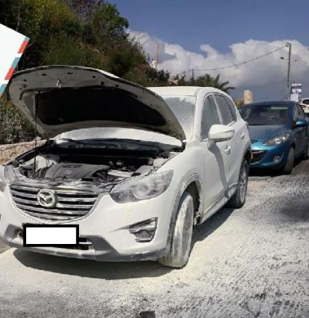 بسمة طبعون ... حرق سيارة لمديرة مدرسة 
