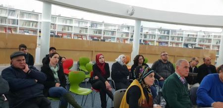 أمسية ثقافية وحفل توقيع لكتاب "موسوعة المفردات غير العربية في العامية الفلسطينية " في مكتبة ابن زيدون العامة بمدينة أم الفحم 