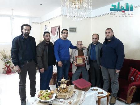 برطعة | وفد من جمعية "ملتقى برطعة " يزور المربي حسني جبيهي