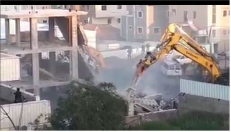 كفرقاسم: هدم 3 منازل قيد الانشاء