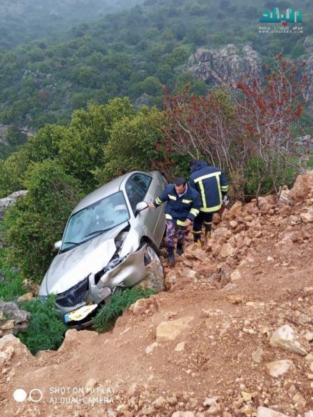 برطعة : 3 اصابات بحادث سير 