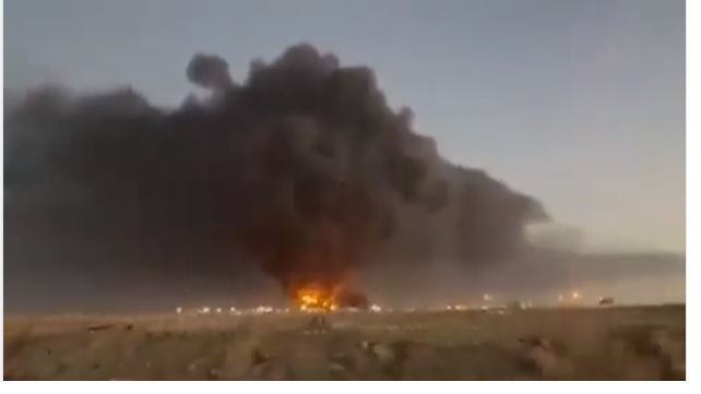 الحوثيون يقصفون منشآت جنوب السعودية