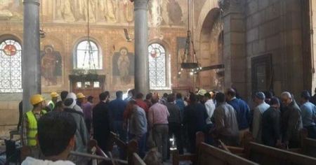 مصر ... 25 قتيلا بتفجير كنيسة شمال القاهرة