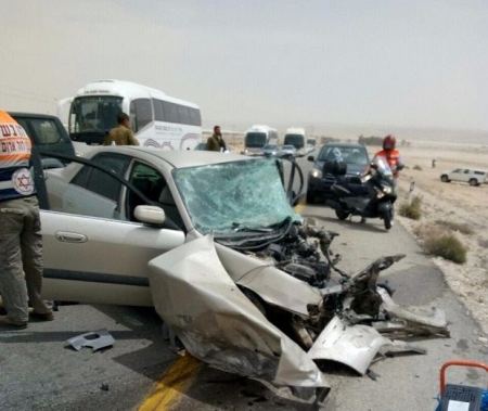  مصرع شاب من النقب بحادث سير 