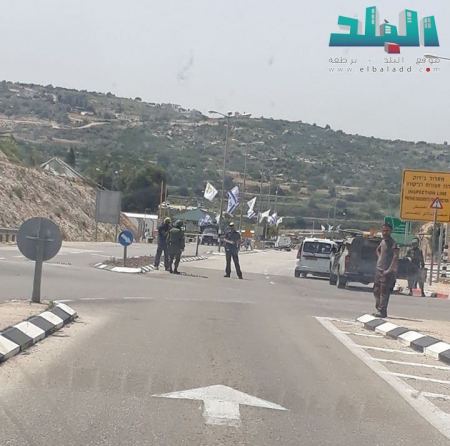 برطعة | اغلاق حاجز برطعة للاشتباه بوجود عبوة ناسفة داخل مركبة أحد المواطنين
