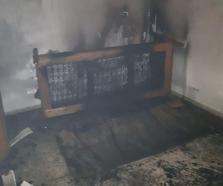 اصابة امرأتان من كفرياسيف جراء حريق في منزل
