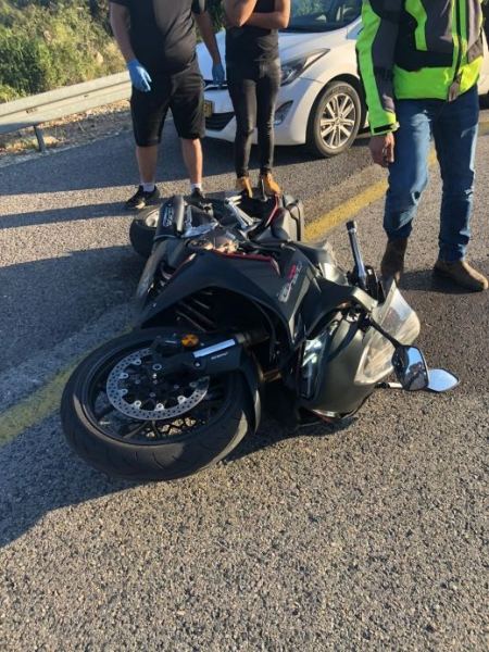 اصابة متوسطة لشاب من برطعة بحادث سير