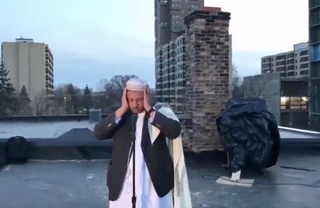 رفع الأذان لأول مرة في تاريخ مدينة "مينيابوليس" الأمريكية 