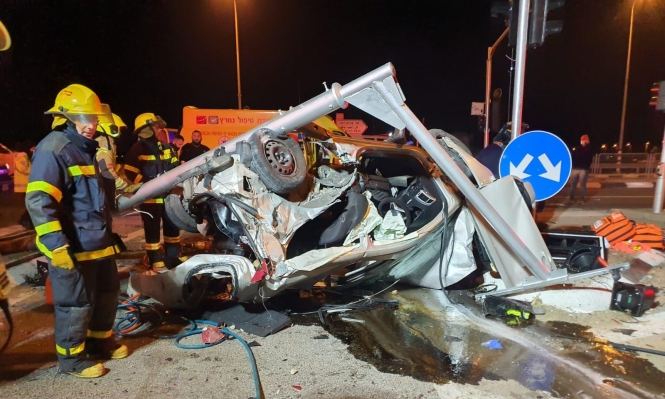 3 اصابات خطيرة بحادث سير قرب بئر السبع