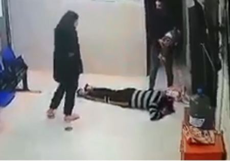 قباطية : لحظة إنقاذ طفله تعاني من انسـداد مجرى التنفس