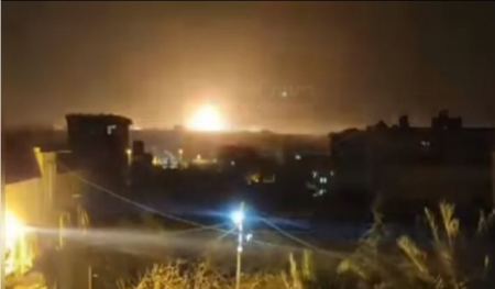 اطلاق صاروخ من سوريا وسقط قرب ديمونا