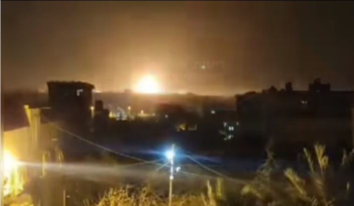 اطلاق صاروخ من سوريا وسقط قرب ديمونا