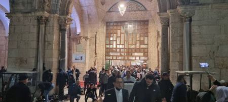 " الفجر العظيم " في المسجد الاقصى