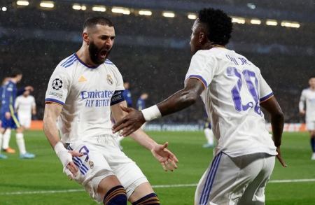 ريال مدريد يقترب من نصف نهائي دوري الابطال