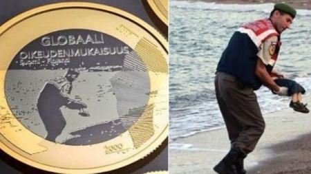 فلنلندا تطبع صورة الطفل السوري أيلان على عملتها