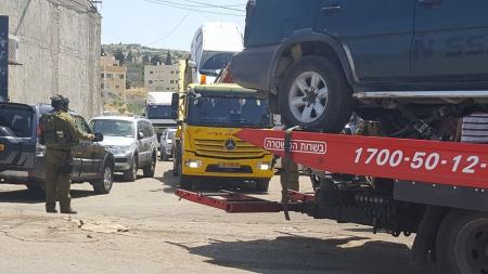 برطعة | الاحتلال يداهم المنطقة الصناعية ويصادر عدداً من المركبات