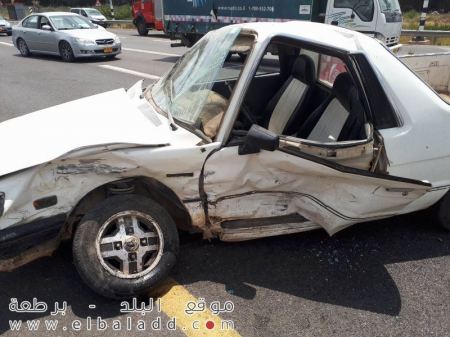 3 اصابات بحادث سير على مفرق برطعة - كتسير