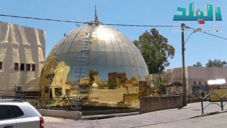 برطعة | تعثر تركيب القبة الجديدة لمسجد بلال بن رباح ... فيديو