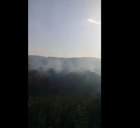 برطعة | فيديو ... حريق هائل يلتهم مساحات كبيرة من الاحراش