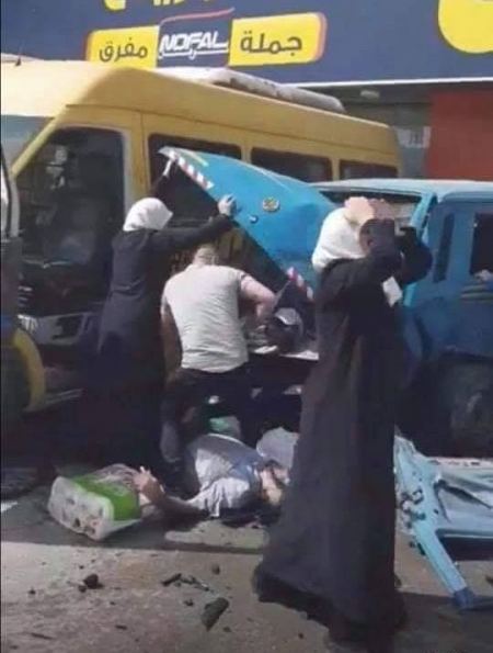 مصرع شخص و6 اصابات بحادث سير مروع عند قرية دير شرف غرب نابلس