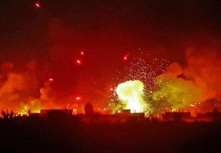 الاحتلال يقصف 3 مواقع رصد لـ حماس في غزة
