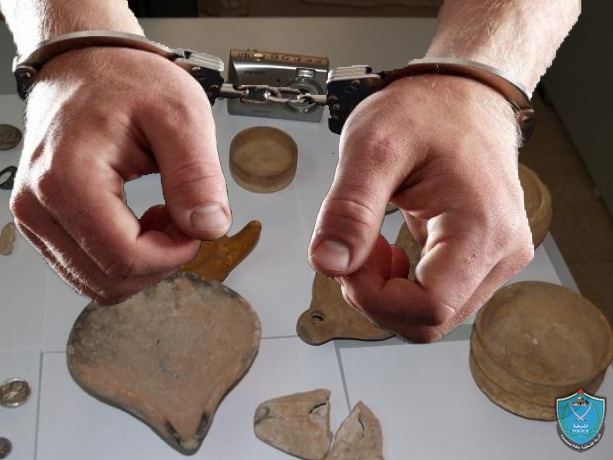 شرطة جنين تلقي القبض على 6 اشخاص بشبهة التنقيب عن آثار