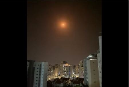 اطلاق قذائف صاروخية من غزة باتجاه مستوطنات الغلاف