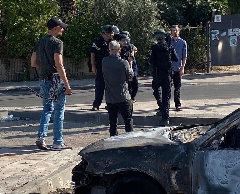 اصابة خطيرة لسيدة عربية حامل في اللد