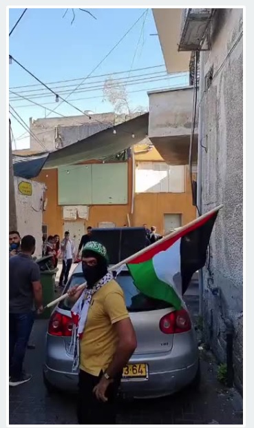 مظاهرة في ام الفحم اليوم تضامناً مع غزة والقدس 