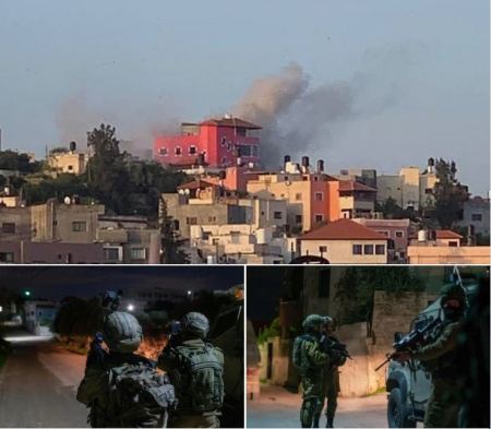 جنين : الإحتلال يهدم منزل الأسير عمر جرادات في السيلة الحارثية