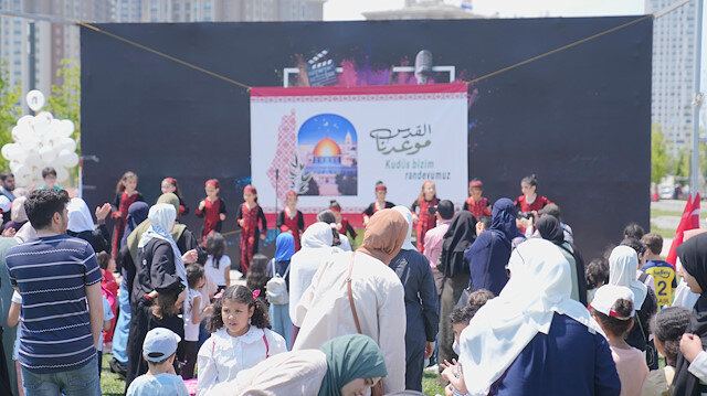 احياء ذكرى النكبة الفلسطينية في اسطنبول