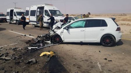 مصرع 3 اشخاص بحادث سير بالنقب