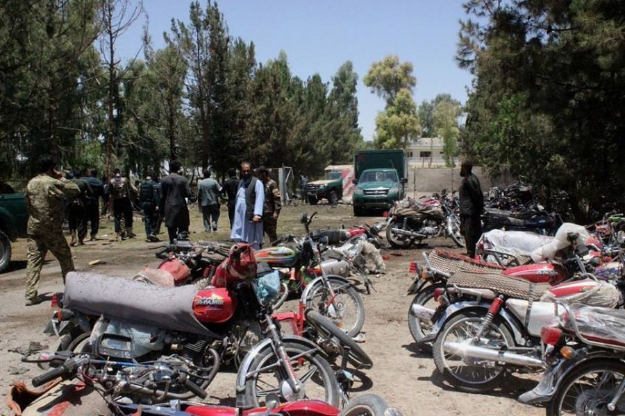 أفغانستان ... 20 قتيلا على الاقل وعشرات الجرحى في تفجير أمام بنك