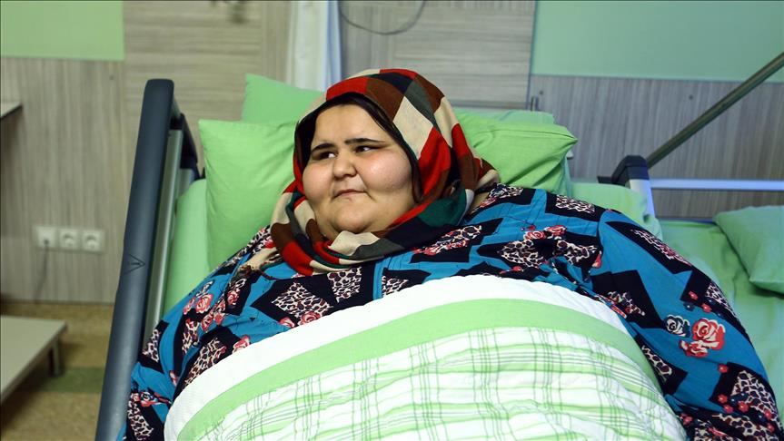 أسمن امرأة في العالم المصرية ايمان في أحسن حالاتها