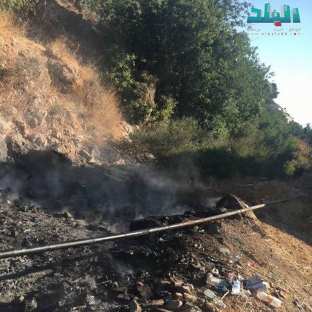برطعة | الدفاع المدني يسيطر على حريق في منطقة العين