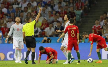 مباراة قمة ...تعادل اسبانيا والبرتغال بـ 3 أهداف لكل منهما
