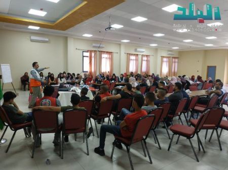 برطعة | اختتام دورة الاسعاف الأولي لمتطوعي الدفاع المدني 