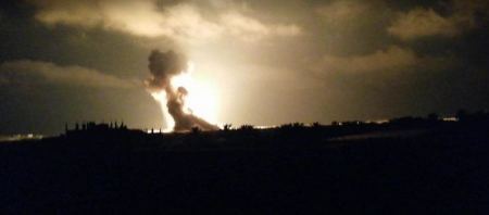 الاحتلال الاسرائيلي يقصف مواقع في غزة